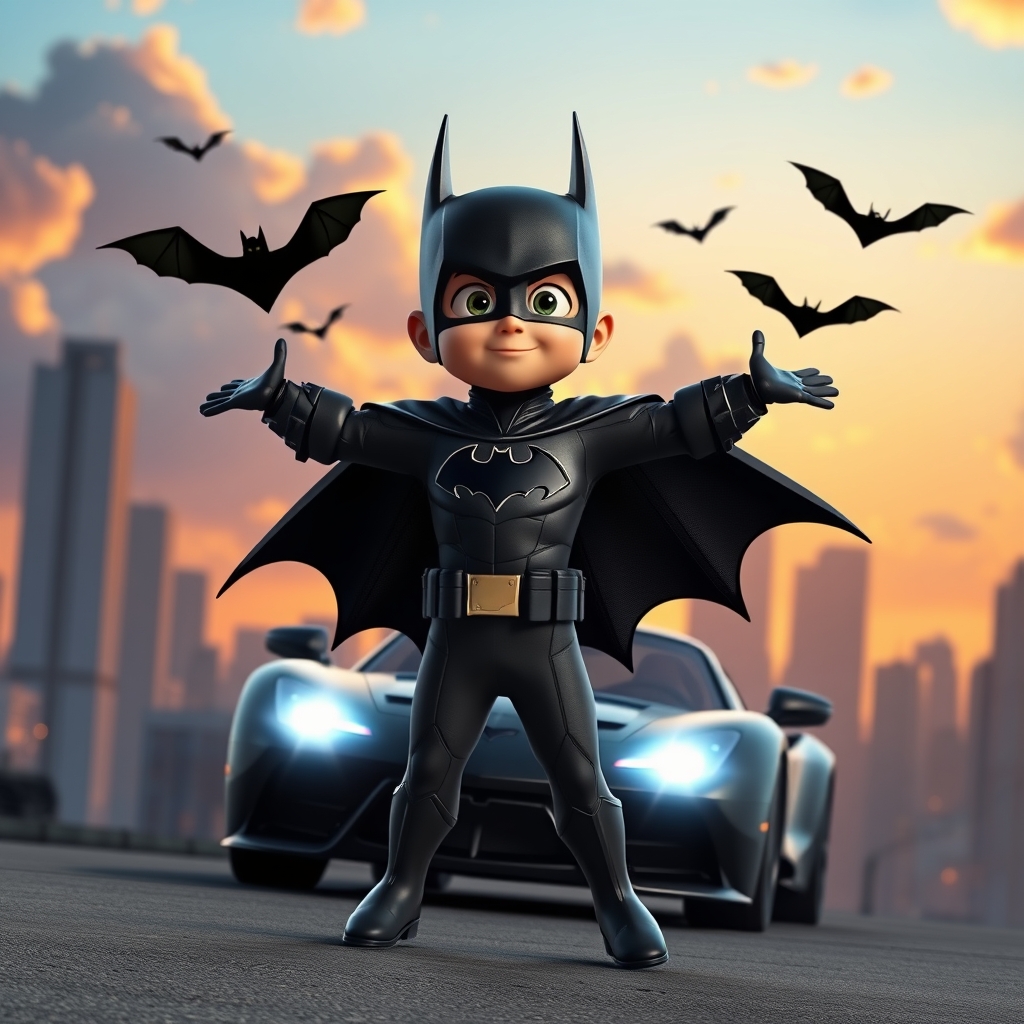 Jack is Brave like Batman